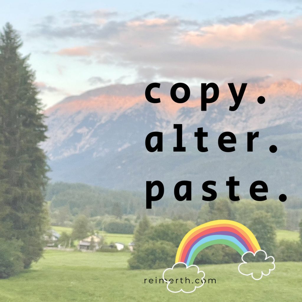 copy alter paste